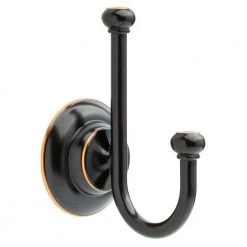 Delta Porter Double Towel Hook in Oil Rubbed Bronze