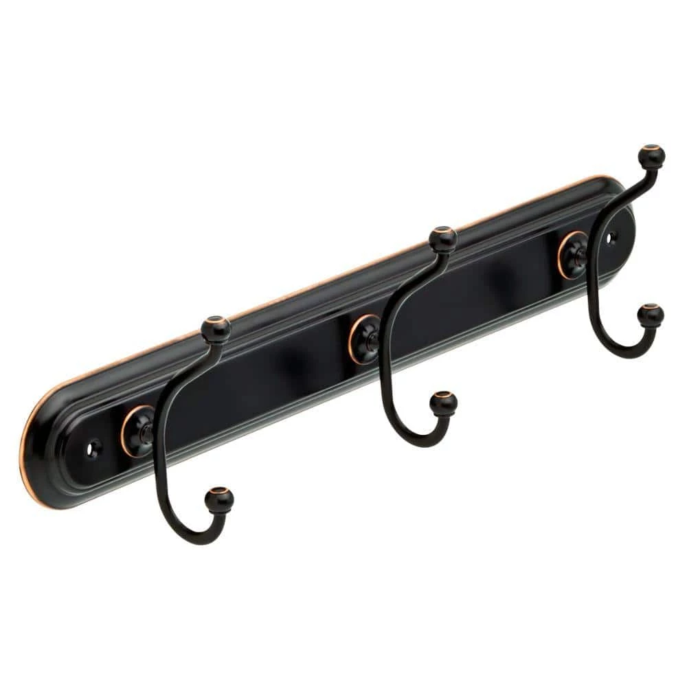 Delta Porter Triple Towel Hook in Oil Rubbed Bronze 1 Delta Porter Triple Towel Hook in Oil Rubbed Bronze