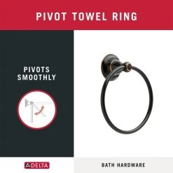 Delta Porter Towel Ring in Oil Rubbed Bronze 19 Delta Porter Towel Ring in Oil Rubbed Bronze -Bathroom Accessories Sales oil rubbed bronze delta towel rings 78446 ob1 fa 1000