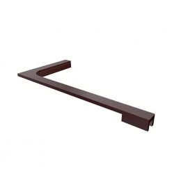 DreamLine 18 in. L-Bar Support Bracket (Left Wall Installation) for 10 mm (3/8 in.) Glass in Oil Rubbed Bronze