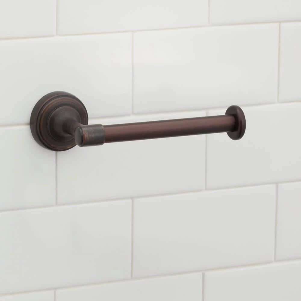 Glacier Bay Keegan Single Post Toilet Paper Holder in Oil Rubbed Bronze 2 Glacier Bay Keegan Single Post Toilet Paper Holder in Oil Rubbed Bronze - Image 2