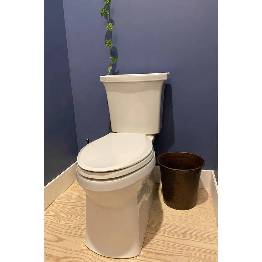 Premier Copper Products Hand Hammered Copper Waste Bin/Trash Can in Oil Rubbed Bronze 5 Premier Copper Products Hand Hammered Copper Waste Bin/Trash Can in Oil Rubbed Bronze - Image 5