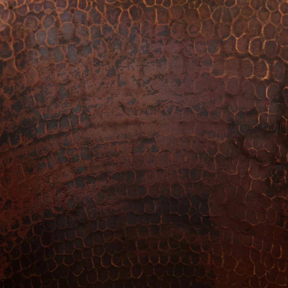 Premier Copper Products Hand Hammered Copper Waste Bin/Trash Can in Oil Rubbed Bronze 3 Premier Copper Products Hand Hammered Copper Waste Bin/Trash Can in Oil Rubbed Bronze - Image 3