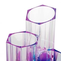 Simplify 3-Compartment Pencil Brush Holder in Ombre 6 Simplify 3-Compartment Pencil Brush Holder in Ombre -Bathroom Accessories Sales ombre simplify bathroom storage containers 23323 ombre 4f 1000