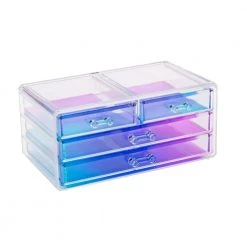 Simplify 3-Tier Cosmetic and Jewelry Chest in Ombre