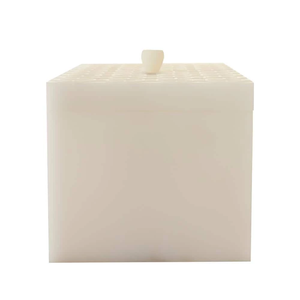 Unbranded Lithgow Freestanding Toilet Paper Storage Container in White 2 Unbranded Lithgow Freestanding Toilet Paper Storage Container in White - Image 2