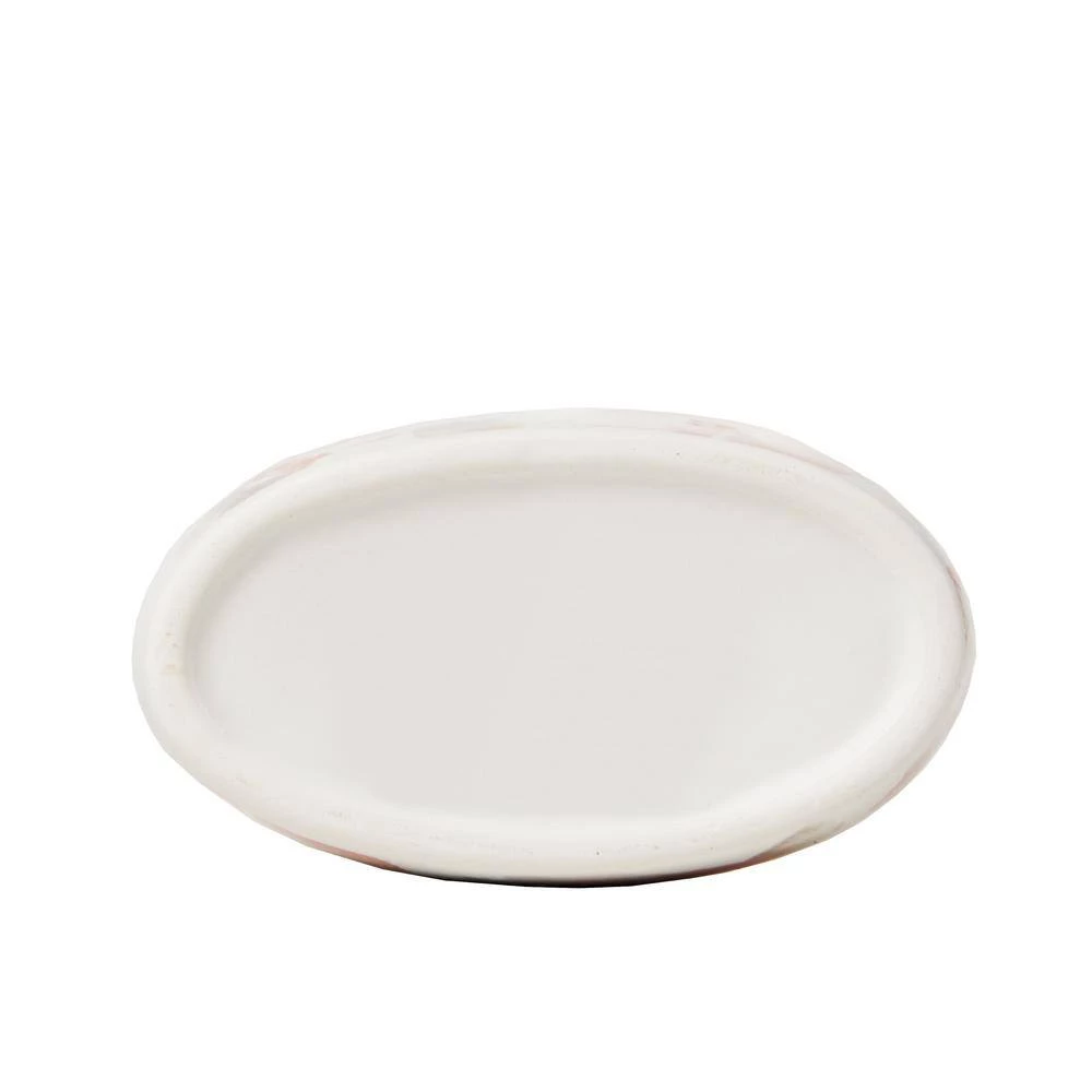 SKL Home Misty Floral Free Standing Toothbrush Holder in Pink 3 SKL Home Misty Floral Free Standing Toothbrush Holder in Pink - Image 3