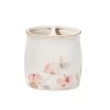 SKL Home Misty Floral Free Standing Toothbrush Holder in Pink
