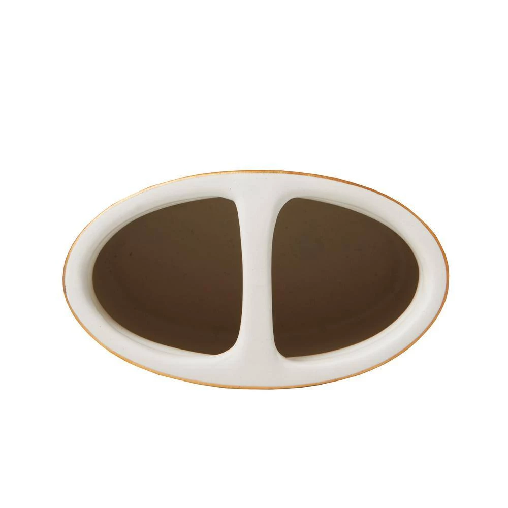 SKL Home Misty Floral Free Standing Toothbrush Holder in Pink 2 SKL Home Misty Floral Free Standing Toothbrush Holder in Pink - Image 2