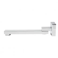 ALFI BRAND 10.25 in. Wall-Mount Bath Spout with Foldable Ability in Polished Chrome -Bathroom Accessories Sales polished chrome alfi brand bathtub accessories ab7701 pc 1f 1000