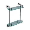 ALFI BRAND Wall Mount Bathroom Shelf with Sleek Modern Design in Polished Chrome