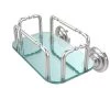 Allied Brass Que New Wall Mounted Guest Towel Holder in Polished Chrome