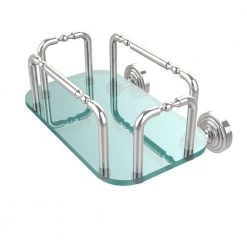 Allied Brass Waverly Place Wall Mounted Guest Towel Holder in Polished Chrome
