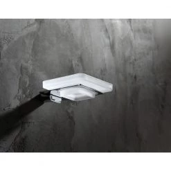 ANZZI Essence Series Soap Dish in Polished Chrome -Bathroom Accessories Sales polished chrome anzzi soap dishes ac az053 31 1000