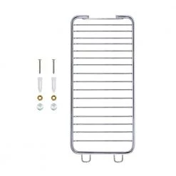 MODONA Large 11 in. Stainless Steel Wall Mounted Soap and Bottle Basket in Polished Chrome -Bathroom Accessories Sales polished chrome modona soap dishes sssb04 a 1f 1000