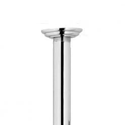 NEWPORT BRASS Tub and Shower 30 in. Ceiling Mount Shower Arm with Flange in Polished Chrome