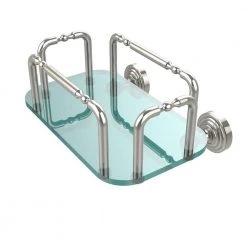 Allied Brass Waverly Place Wall Mounted Guest Towel Holder in Polished Nickel
