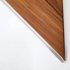 SEACHROME 14 in. x 8 in. Corner Shower Shelf in Polished with Natural Teak Wood Insert 14 SEACHROME 14 in. x 8 in. Corner Shower Shelf in Polished with Natural Teak Wood Insert -Bathroom Accessories Sales polished seachrome bathtub accessories 700 7006 tw ps fa 1000