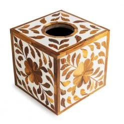 GAURI KOHLI Jodhpur Wood Inlay Tissue Box Cover
