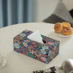 Vintiquewise Facial Rectangular Tissue Box Holder for Your Bathroom, Office or Vanity with Decorative Floral Design 13 Vintiquewise Facial Rectangular Tissue Box Holder for Your Bathroom, Office or Vanity with Decorative Floral Design -Bathroom Accessories Sales rectangle vintiquewise tissue box covers qi004264 rc 76 1000