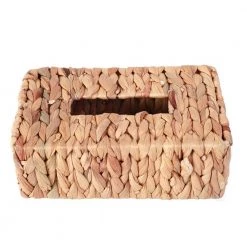 Vintiquewise Water Hyacinth Wicker Rectangular Tissue Box Cover -Bathroom Accessories Sales rectangular brown vintiquewise tissue box covers qi003631 rc 4f 1000