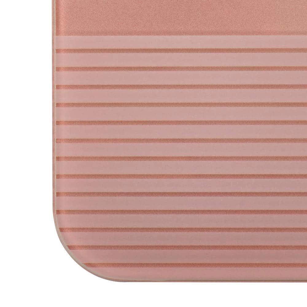 Weight Watchers By Conair Textured Finish Digital Glass Bodyweight Scale in Rose 4 Weight Watchers By Conair Textured Finish Digital Glass Bodyweight Scale in Rose - Image 4