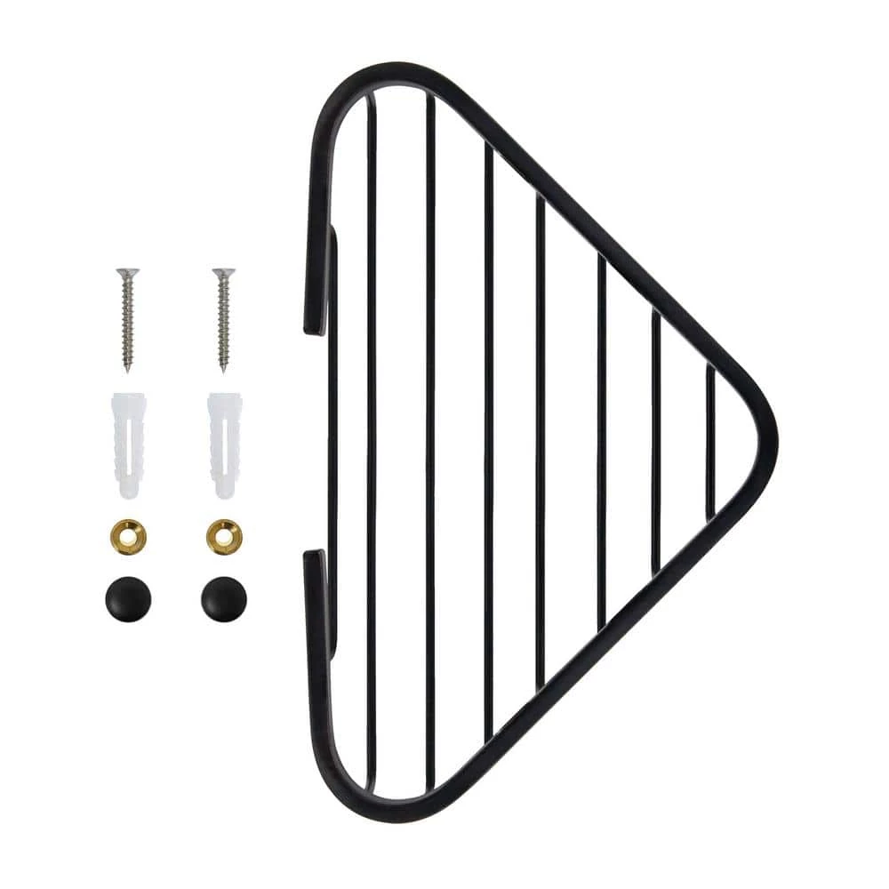 MODONA Large 6 in. x 6 in. Stainless Steel Corner Soap Basket in Rubbed Bronze 4 MODONA Large 6 in. x 6 in. Stainless Steel Corner Soap Basket in Rubbed Bronze - Image 4