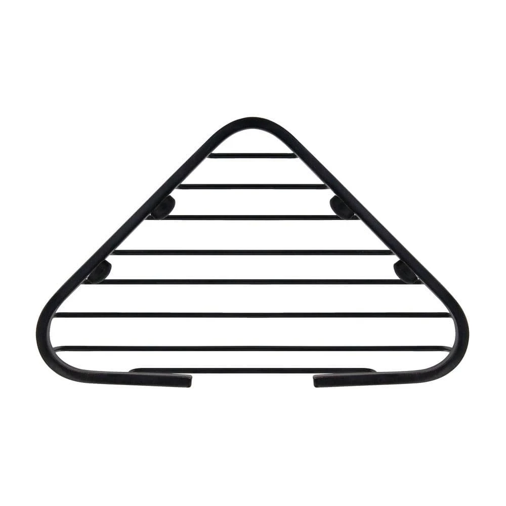 MODONA Large 6 in. x 6 in. Stainless Steel Corner Soap Basket in Rubbed Bronze 2 MODONA Large 6 in. x 6 in. Stainless Steel Corner Soap Basket in Rubbed Bronze - Image 2