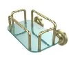 Allied Brass Prestige Wall Mounted Guest Towel Holder in Satin Brass