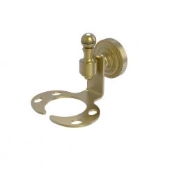 Allied Brass Retro Dot Tumbler and Toothbrush Holder in Satin Brass