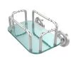 Allied Brass Prestige Wall Mounted Guest Towel Holder in Satin Chrome