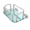 Allied Brass Waverly Place Wall Mounted Guest Towel Holder in Satin Chrome