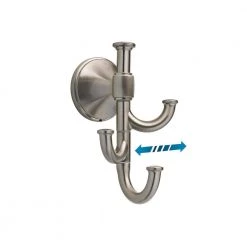 Delta Accolade Expandable Multi-Purpose Towel and Clothes Hook in Spotshield Brushed Nickel 11 Delta Accolade Expandable Multi-Purpose Towel and Clothes Hook in Spotshield Brushed Nickel -Bathroom Accessories Sales satin nickel delta towel hooks veil35 dn 40 1000