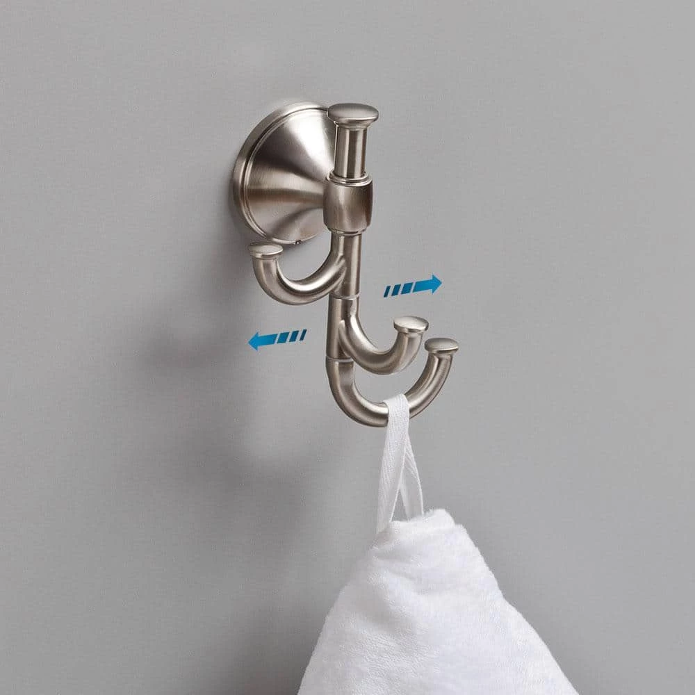 Delta Accolade Expandable Multi-Purpose Towel and Clothes Hook in Spotshield Brushed Nickel 2 Delta Accolade Expandable Multi-Purpose Towel and Clothes Hook in Spotshield Brushed Nickel - Image 2