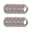 Design House 2.25 in. Mounting Bracket Shower Curtain Rod in Satin Nickel (10-Pack)