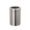 Gatco Modern Waste Can Round in Satin Nickel