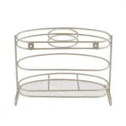 Spectrum MyBella 10.5 in. W Styling Station in Satin Nickel Powder Coat 16 Spectrum MyBella 10.5 in. W Styling Station in Satin Nickel Powder Coat -Bathroom Accessories Sales satin nickel spectrum hair tool organizers 25077 66 1000