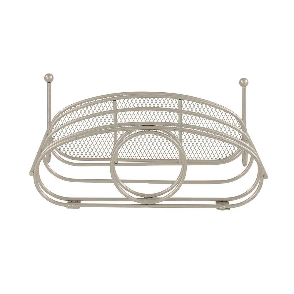 Spectrum MyBella 10.5 in. W Styling Station in Satin Nickel Powder Coat 4 Spectrum MyBella 10.5 in. W Styling Station in Satin Nickel Powder Coat - Image 4