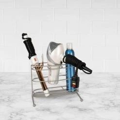 Spectrum MyBella 10.5 in. W Styling Station in Satin Nickel Powder Coat 20 Spectrum MyBella 10.5 in. W Styling Station in Satin Nickel Powder Coat -Bathroom Accessories Sales satin nickel spectrum hair tool organizers 25077 d4 1000