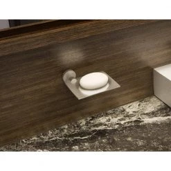 Symmons Dia Wall-Mounted Soap Dish With Drain Ports in Satin Nickel -Bathroom Accessories Sales satin nickel symmons soap dishes 353sd stn 4f 1000