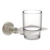 Symmons Dia Toothbrush Holder with Tumbler in Satin Nickel