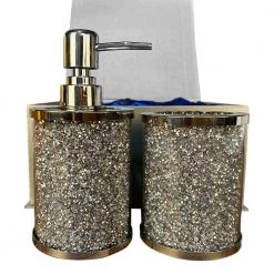 Unbranded Segers 3-Piece Bathroom Accessory Set with Soap Dispenser, Toothbrush Holder and Tray in Silver 10 Unbranded Segers 3-Piece Bathroom Accessory Set with Soap Dispenser, Toothbrush Holder and Tray in Silver -Bathroom Accessories Sales silver bathroom accessory sets ssy928 0082 1f 1000