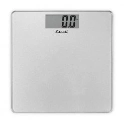 Escali Digital Platform Bathroom Scale in Silver