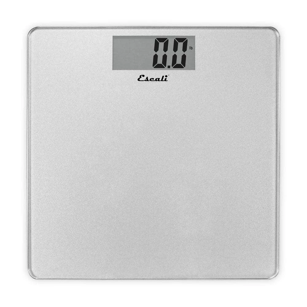 Escali Digital Platform Bathroom Scale in Silver 1 Escali Digital Platform Bathroom Scale in Silver