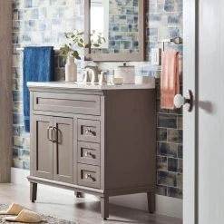 Pfister Venturi Towel Ring in Spot Defense Brushed Nickel -Bathroom Accessories Sales spot defense brushed nickel pfister towel rings brb vnc0gs 77 1000