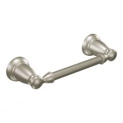 MOEN Banbury Pivoting Double Post Toilet Paper Holder in Spot Resist Brushed Nickel