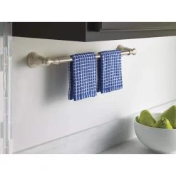 MOEN Banbury 18 in. Towel Bar in Spot Resist Brushed Nickel 7 MOEN Banbury 18 in. Towel Bar in Spot Resist Brushed Nickel -Bathroom Accessories Sales spot resist brushed nickel moen towel bars y2618bn 1f 1000