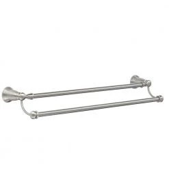 MOEN Banbury 24 in. Double Towel Bar in Spot Resist Brushed Nickel