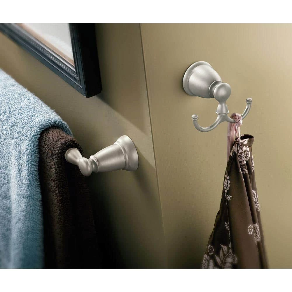MOEN Banbury 24 in. Towel Bar in Spot Resist Brushed Nickel 5 MOEN Banbury 24 in. Towel Bar in Spot Resist Brushed Nickel - Image 5