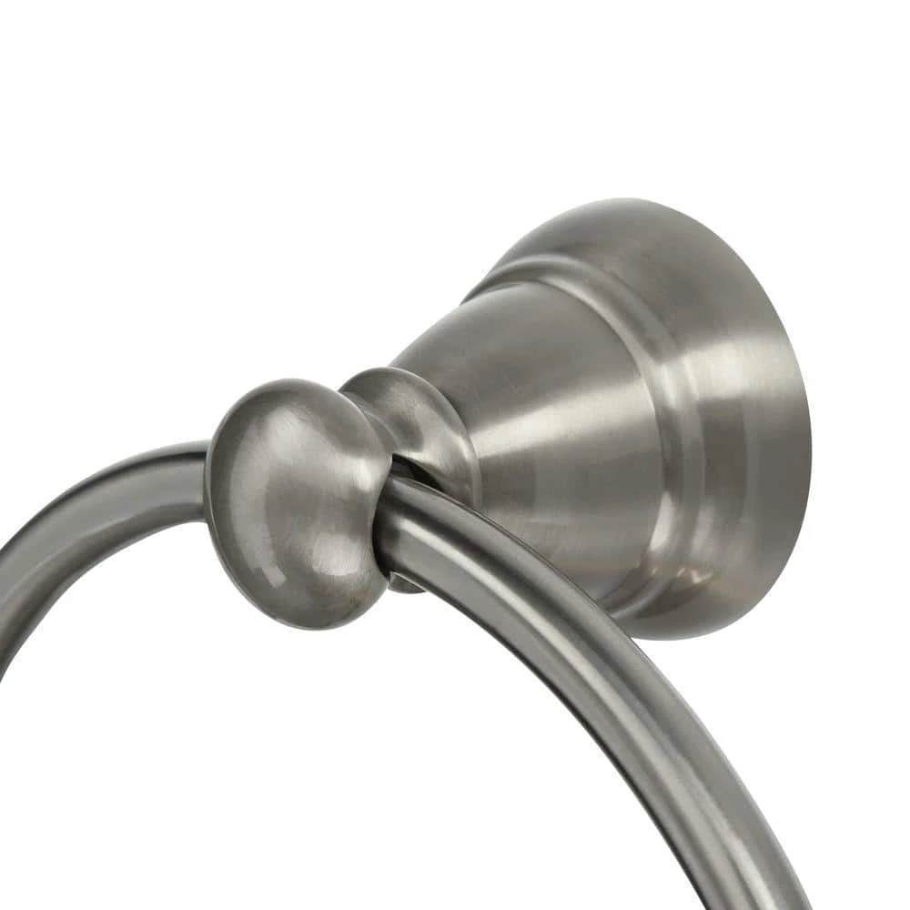MOEN Banbury Towel Ring in Spot Resist Brushed Nickel 2 MOEN Banbury Towel Ring in Spot Resist Brushed Nickel - Image 2